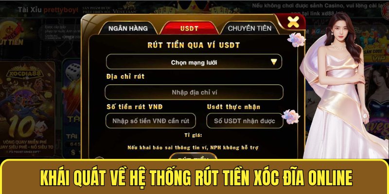Rút Tiền Xóc Đĩa Online - Bảo Mật Và Giao Dịch Uy Tín 1 Khái quát về hệ thống rút tiền XÓC ĐĨA ONLINE