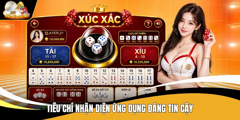 Tiêu chí nhận diện ứng dụng đáng tin cậy